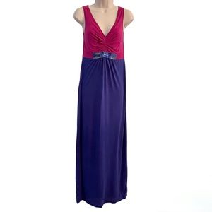 knee length dresses for ladies Linen Maxi Beach Dress Livia XXS / Cloudy Blue main image 1
